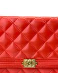 Chanel Boy Wallet On Chain