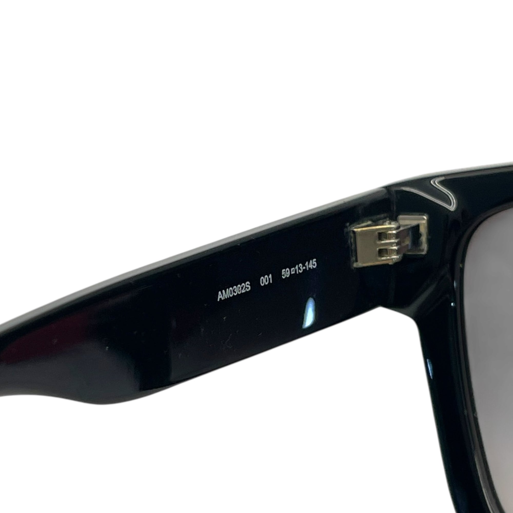 Alexander McQueen Rectangular Sunglasses in Black/Smoke