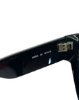 Alexander McQueen Rectangular Sunglasses in Black/Smoke