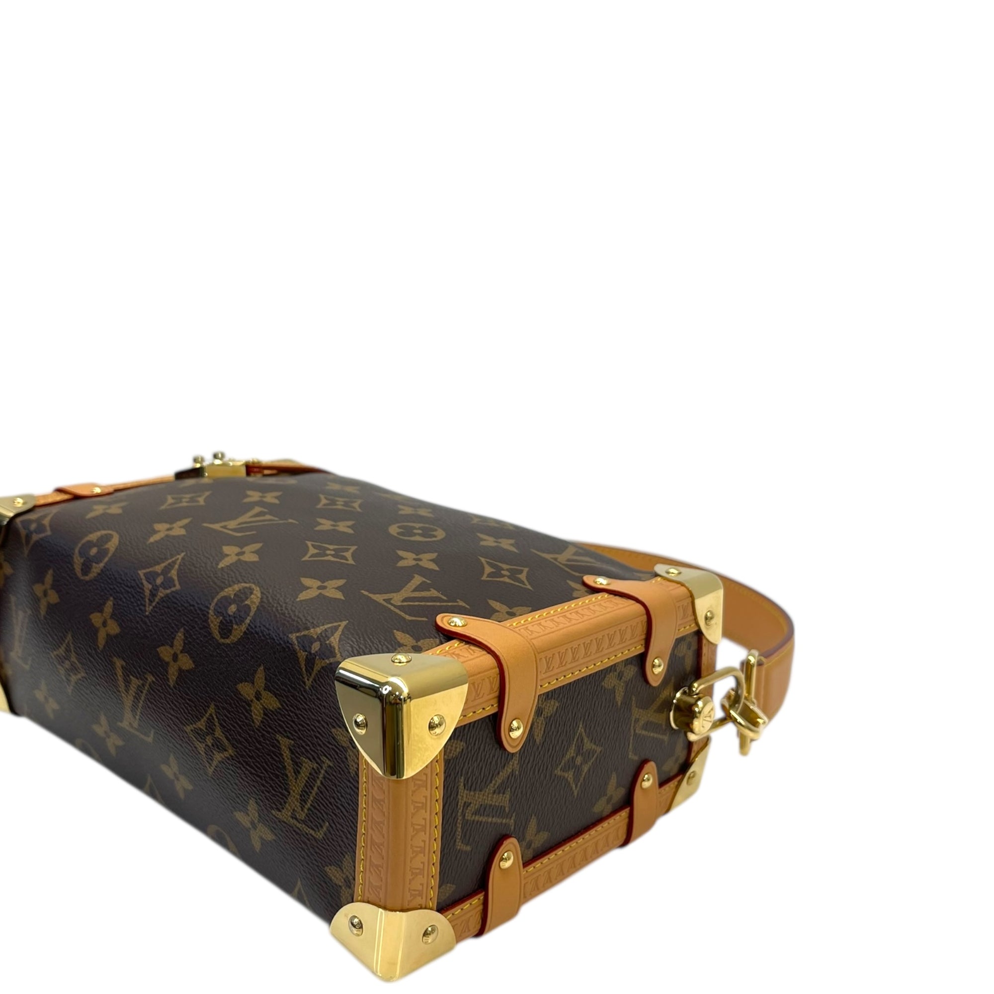 Louis Vuitton Monogram Side Trunk Handbag