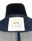 PINKO Jacket in Dark Blue Denim Size S