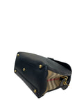 Burberry Camberley Top Handle Satchel Medium Black/House Checks