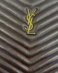 Yves Saint Laurent Burgundy Matelasse Leather document Holder