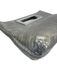 MICHAEL Michael Kors Python Embossed Leather Berkley Clutch