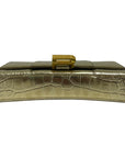 Balenciaga Hourglass Wallet On Chain in Gold