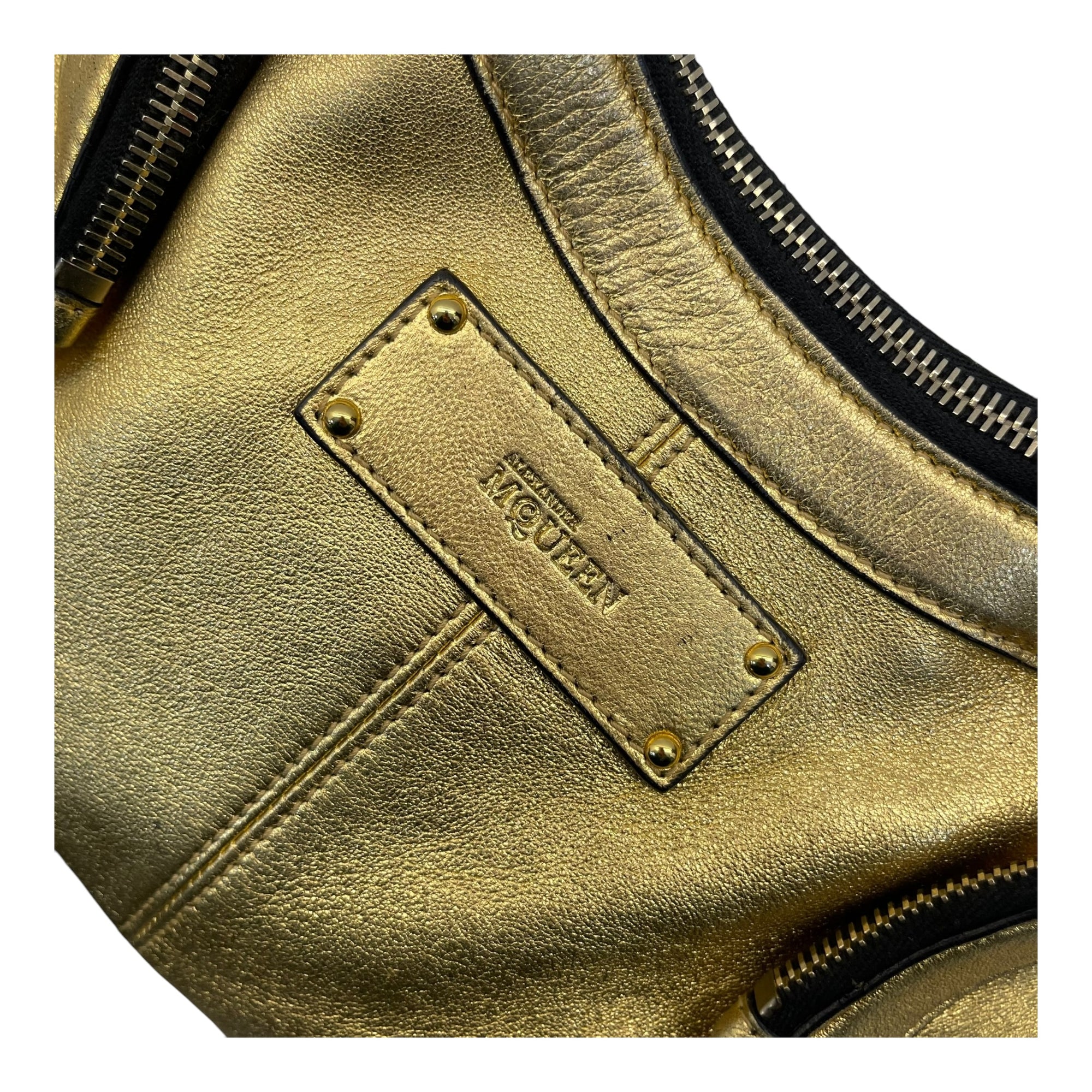 Alexander McQueen foldover Soft Clutch