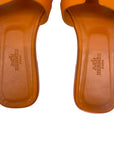 Hermès Orange Oran Sandals EU 38