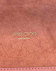 Jimmy Choo Pink Leather Lockett City Shoulder Bag