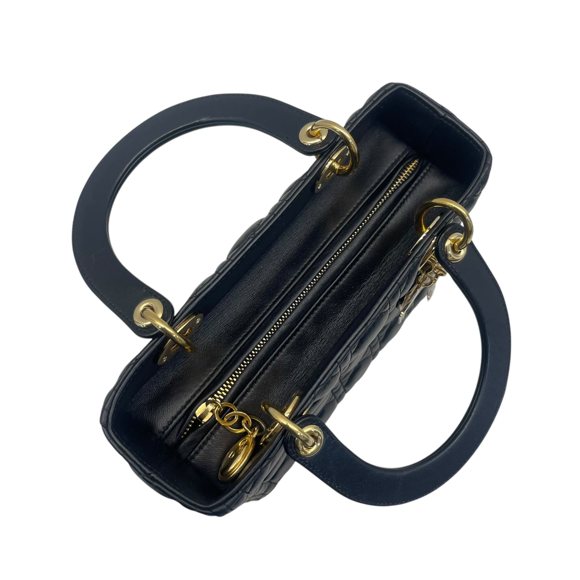 Christian Dior Mini Lady Dior Black Cannage Bag