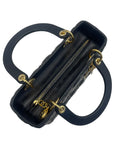 Christian Dior Mini Lady Dior Black Cannage Bag