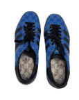 Gucci X Adidas Blue GG Canvas Gazelle Sneakers EU 42.5