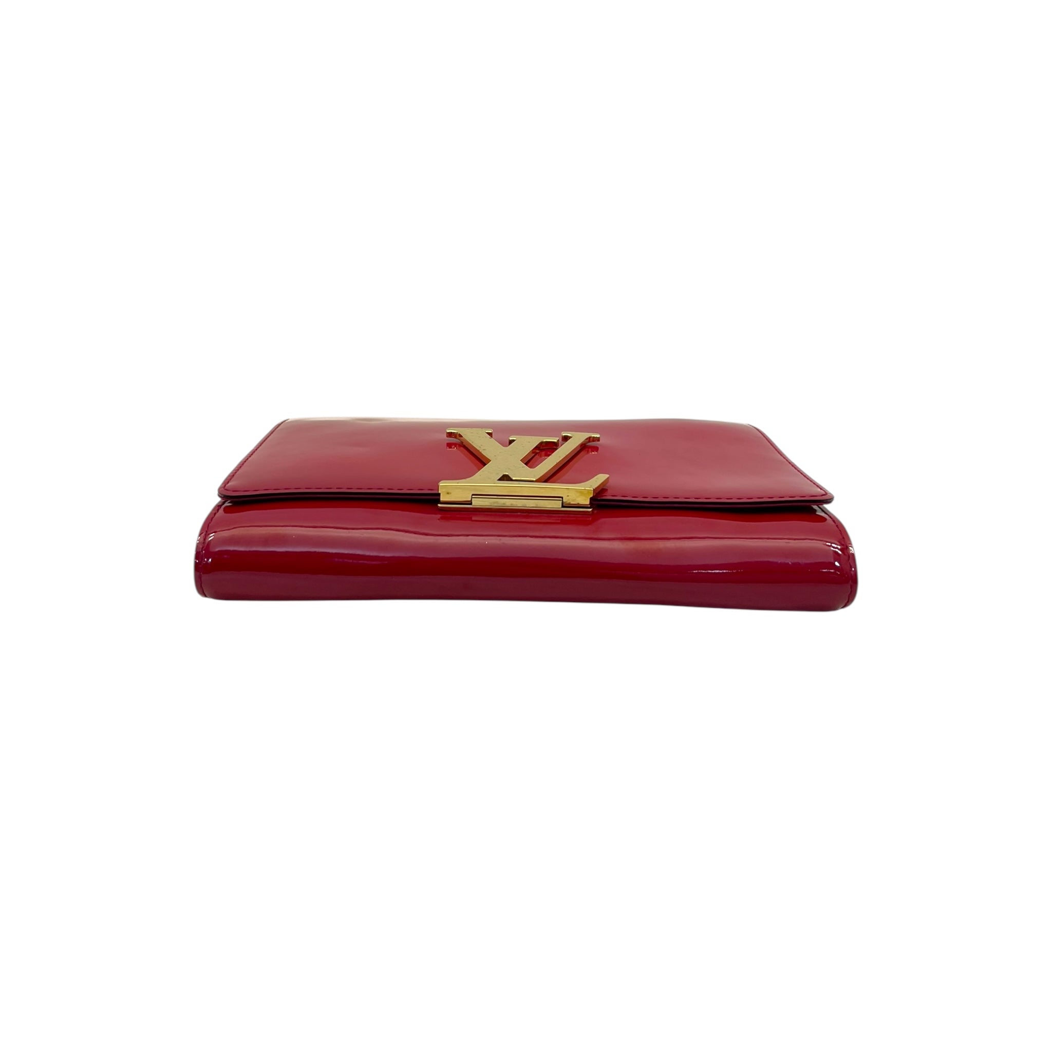 Louis Vuitton Patent Leather Louise MM Clutch