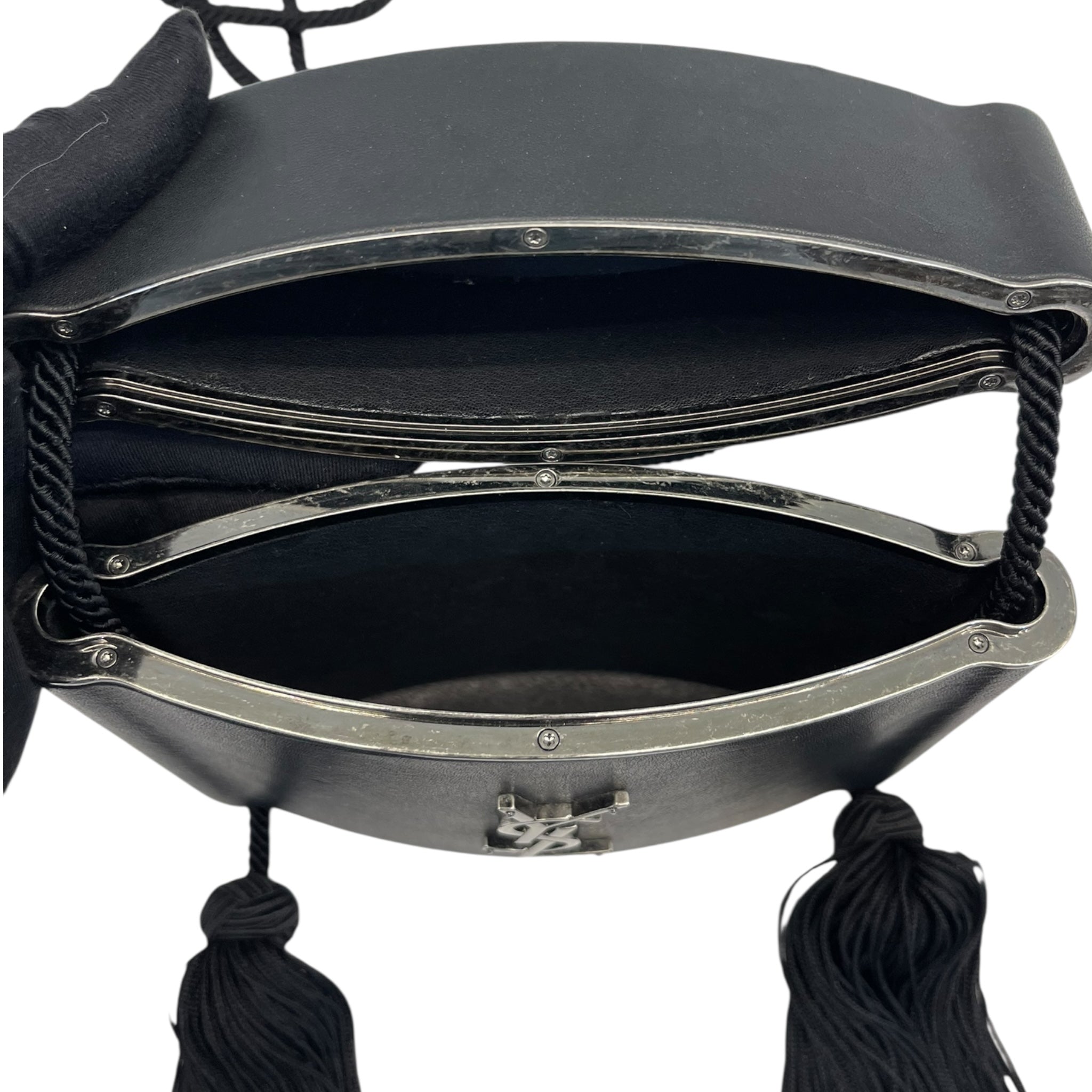 Saint Laurent "Tuxedo Box Minaudière" with Tassels Crossbody Bag