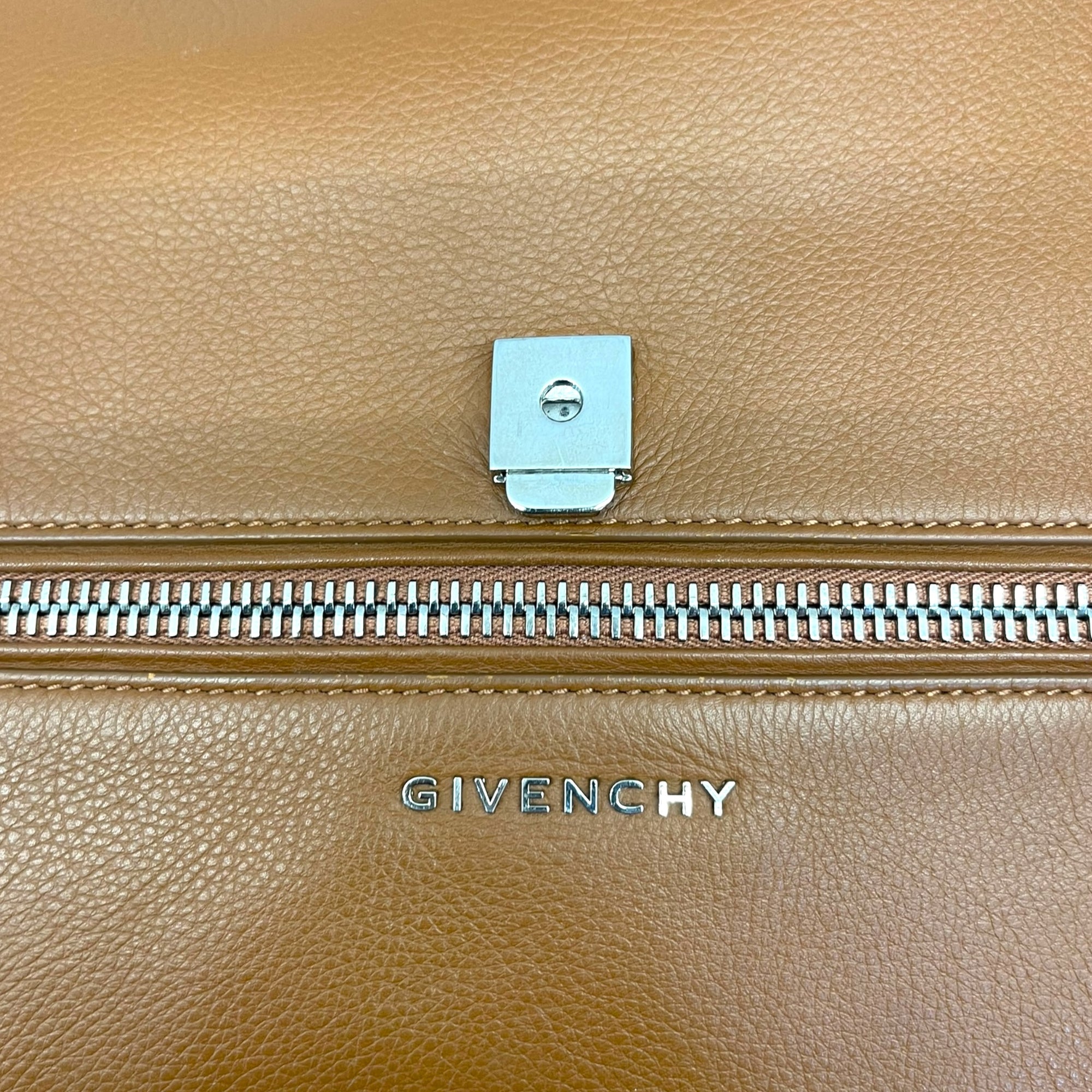 Givenchy Brown Leather Pandora Pure Medium Bag