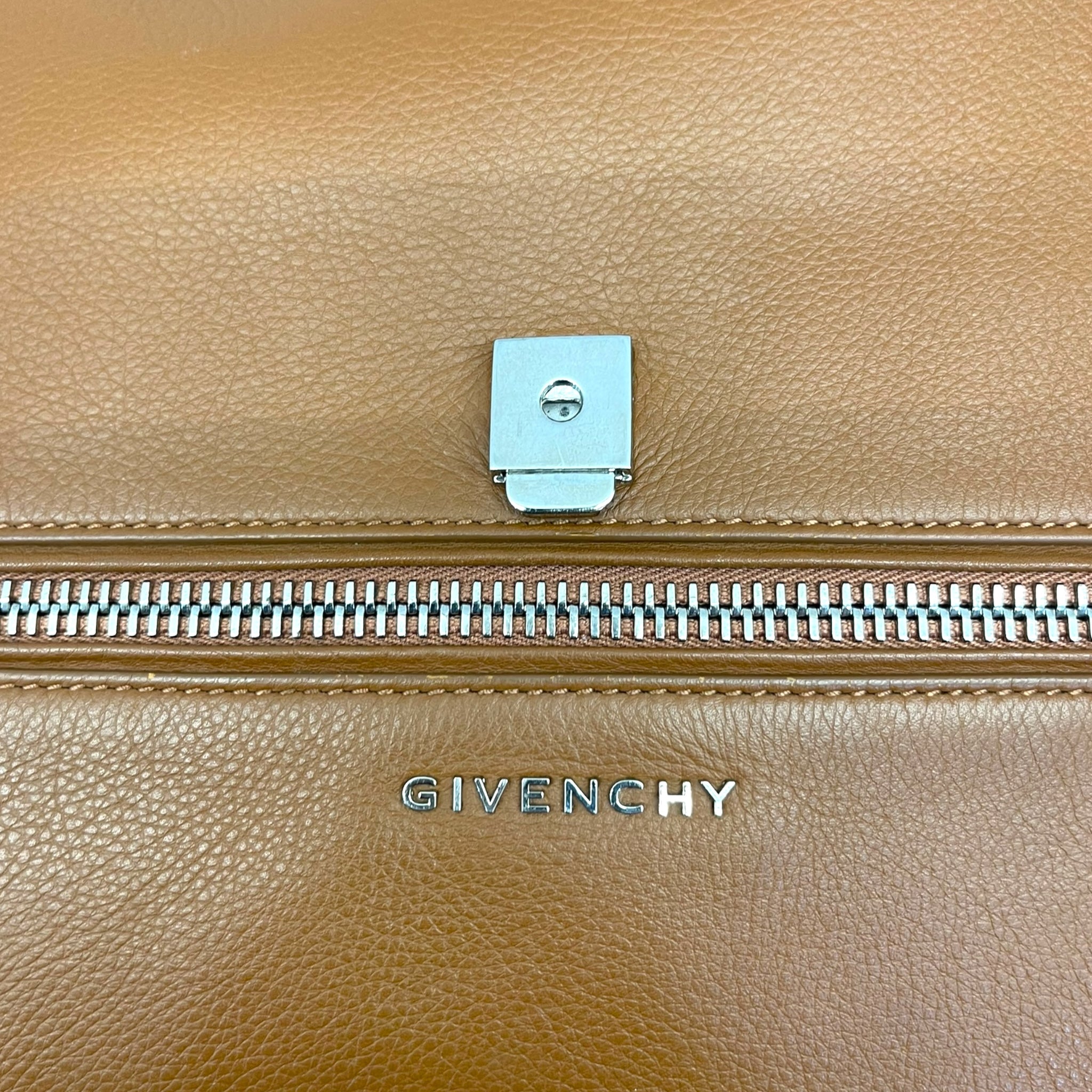 Givenchy Pandora Brown Pure brown Leather Medium Bag