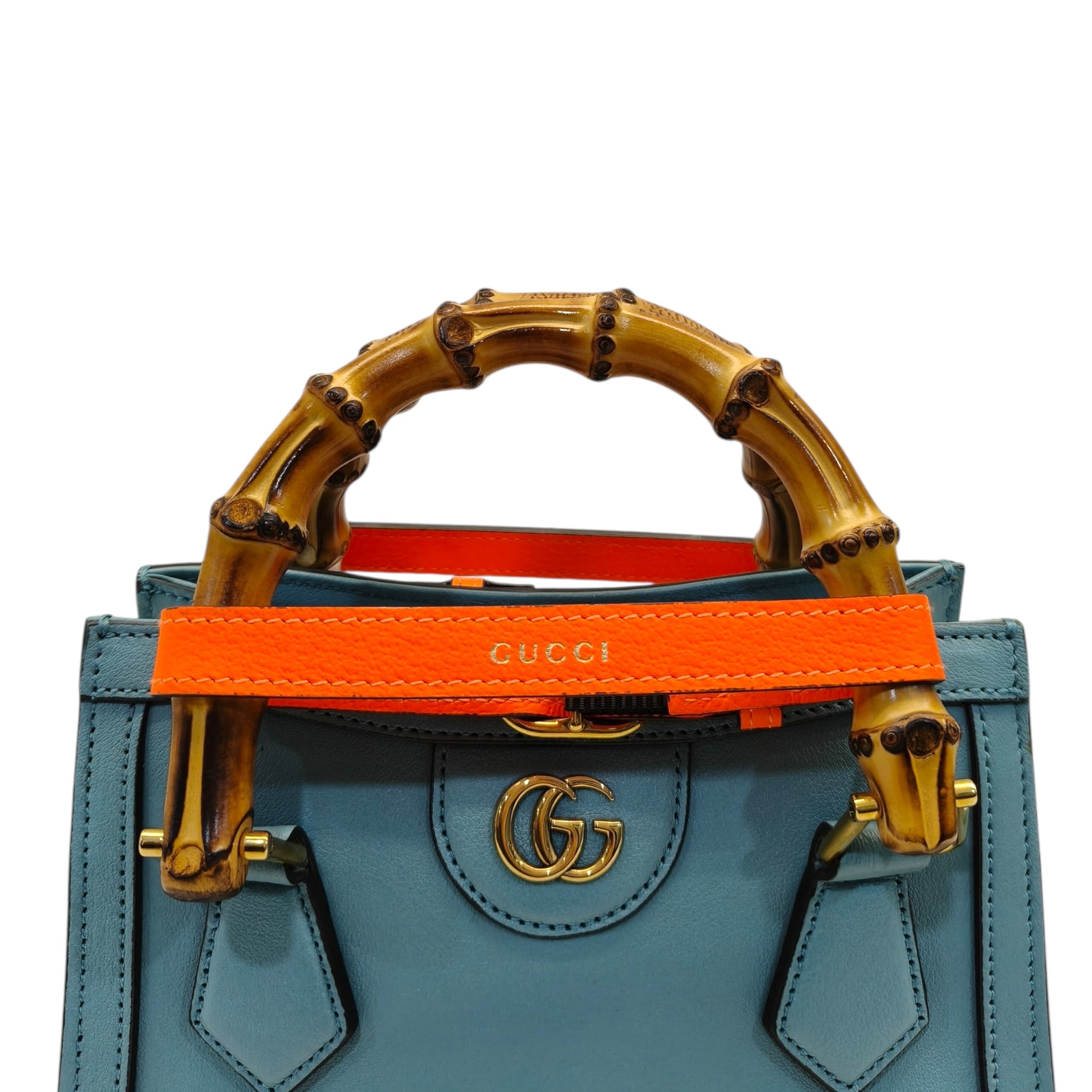 Gucci Diana Bamboo Leather Handbag
