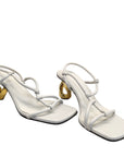JW Anderson Chain-Heel Strappy Sandals EU 38.5
