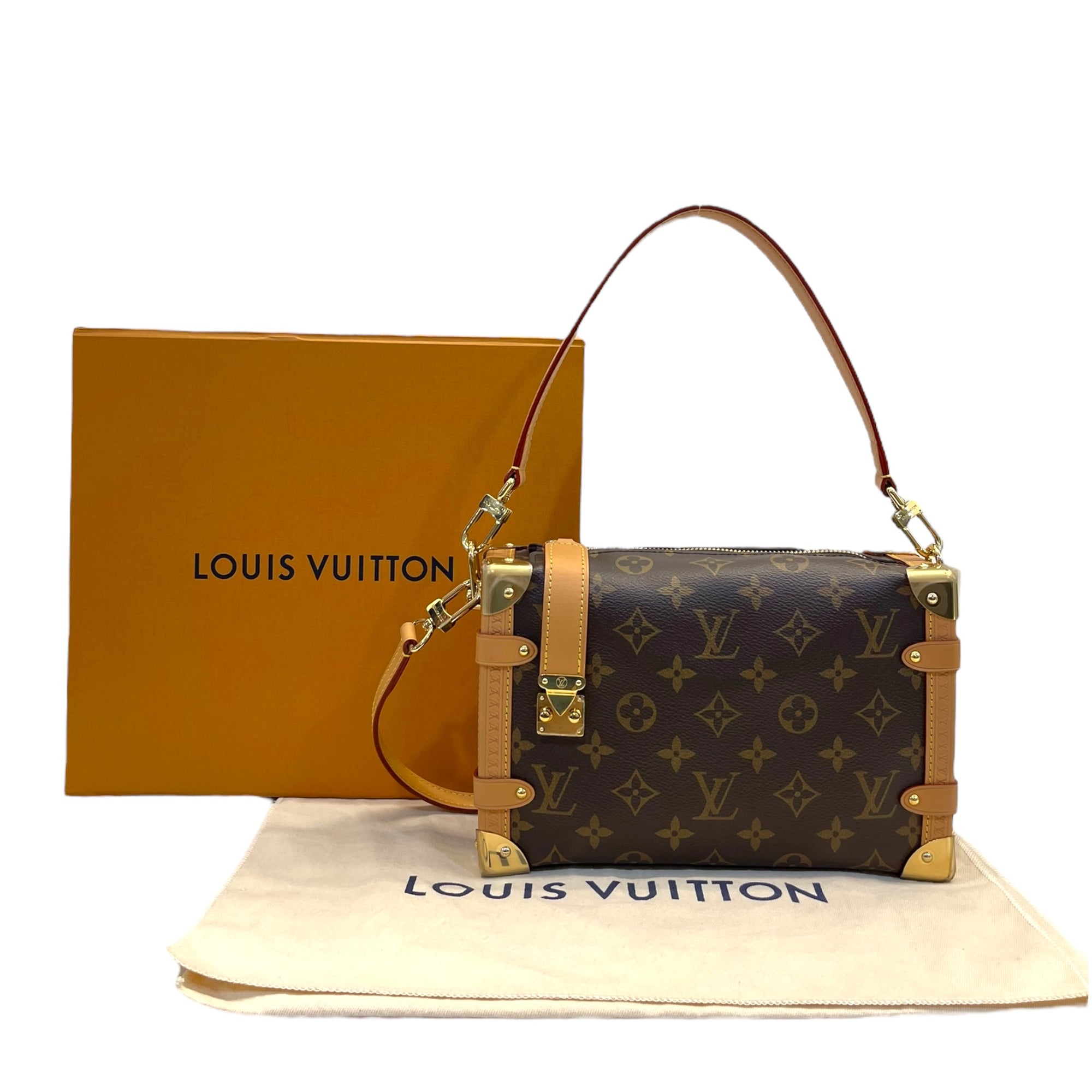 Louis Vuitton Brown Monogram Mini Soft Trunk Shoulder Bag
