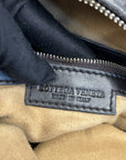 Bottega Veneta Black Intrecciato Woven Leather Maxi Veneta Hobo Bag