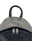 Christian Dior Rider Toile CD Diamond Black Backpack Bag