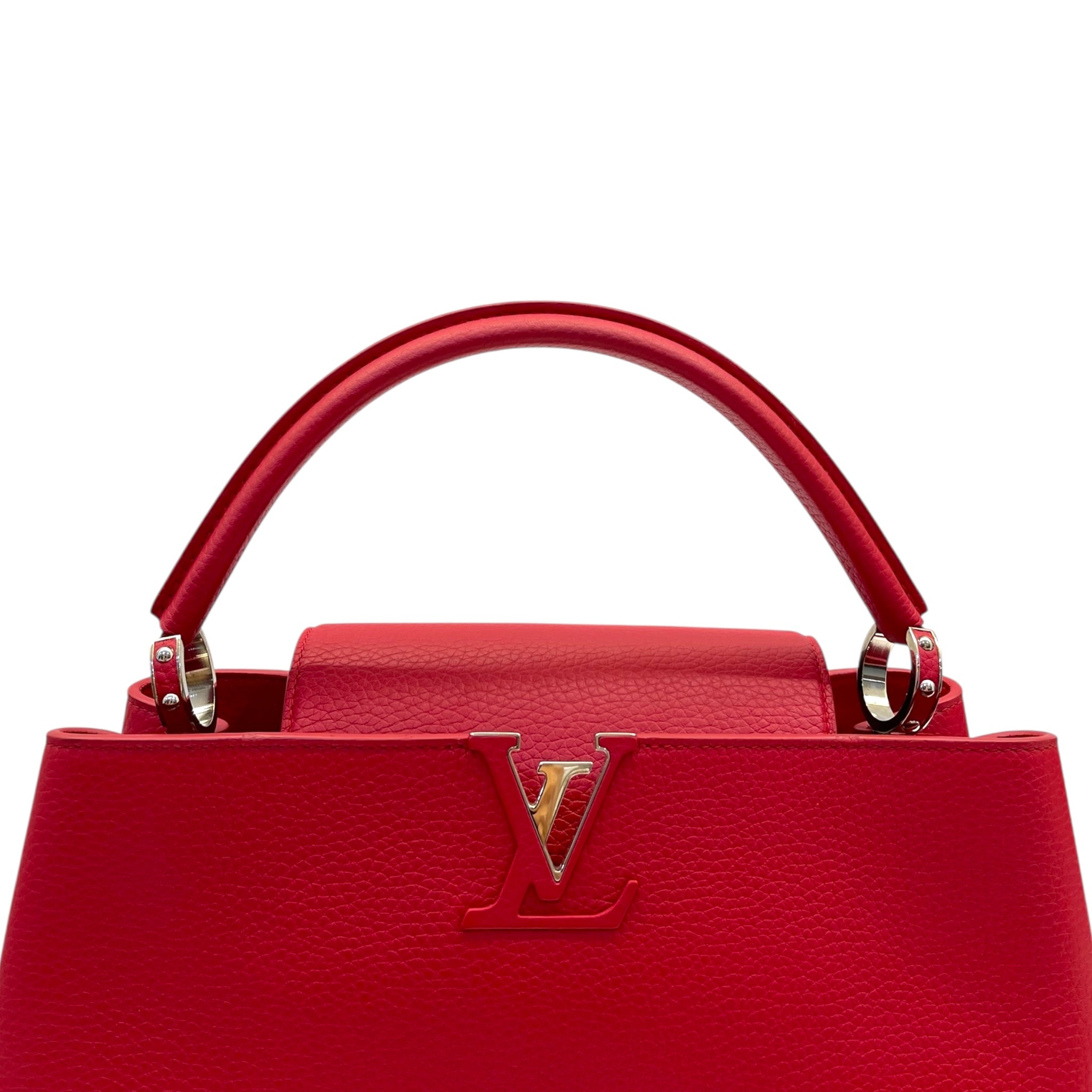 Louis Vuitton Capucines Rubis Taurillon Leather MM Bag