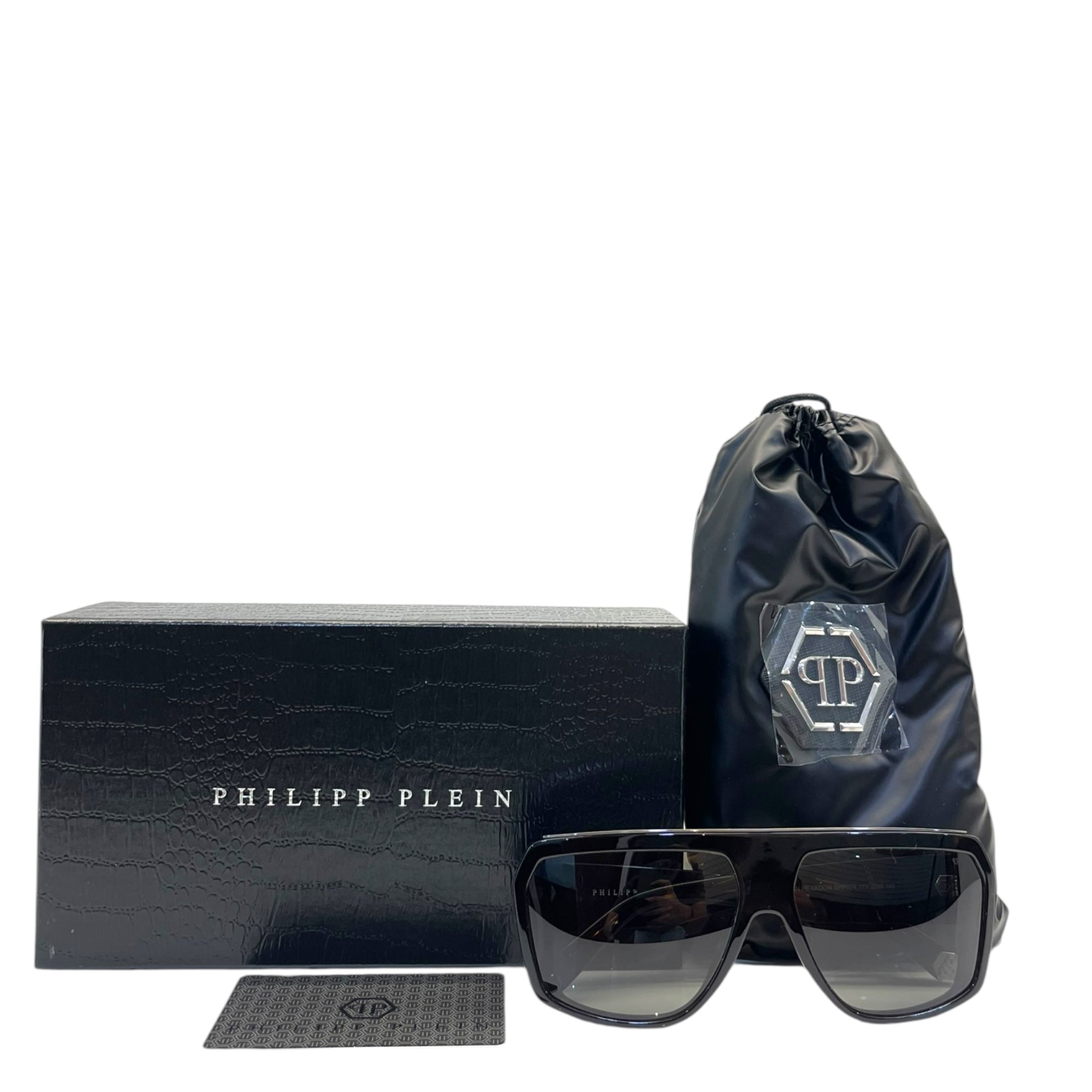 Philipp Plein Unisex Acetate Square-Frame Sunglasses