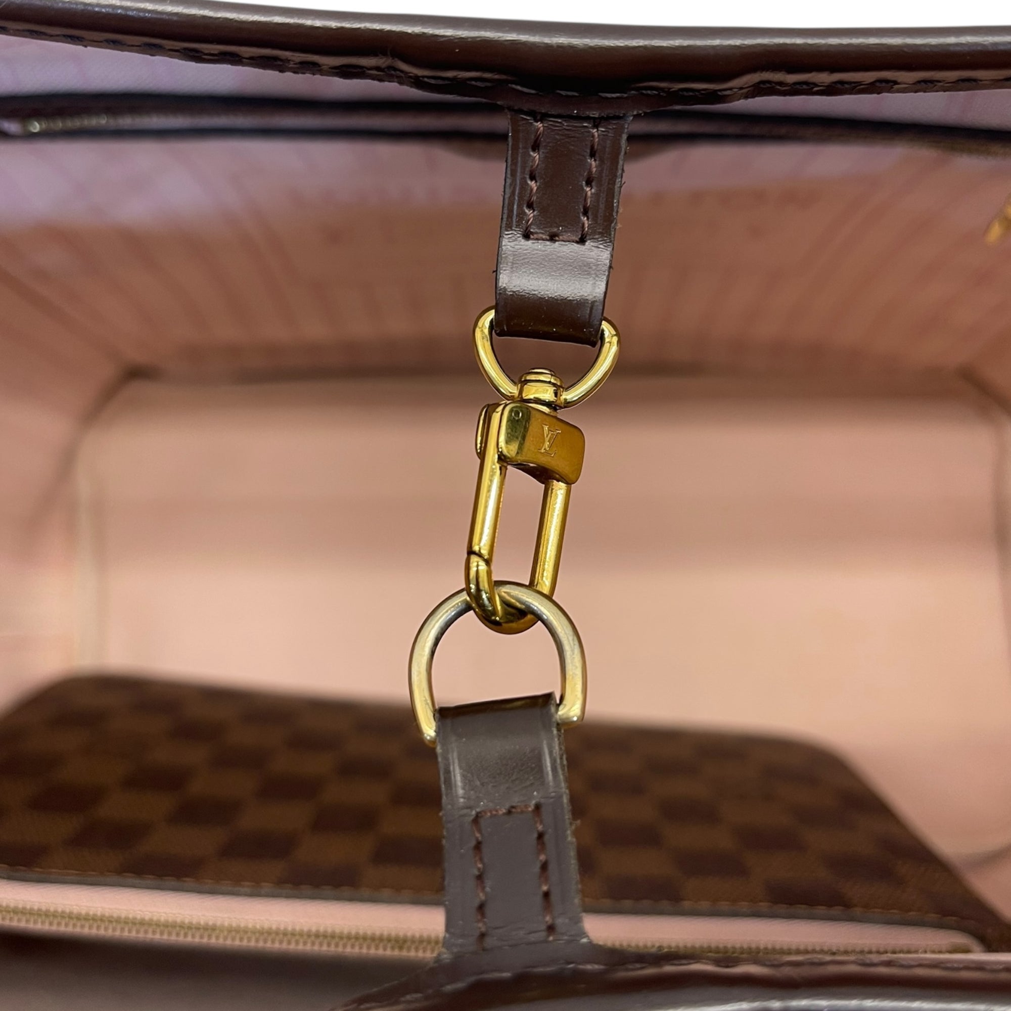 Louis Vuitton Damier Ebene Canvas Neverfull MM Bag
