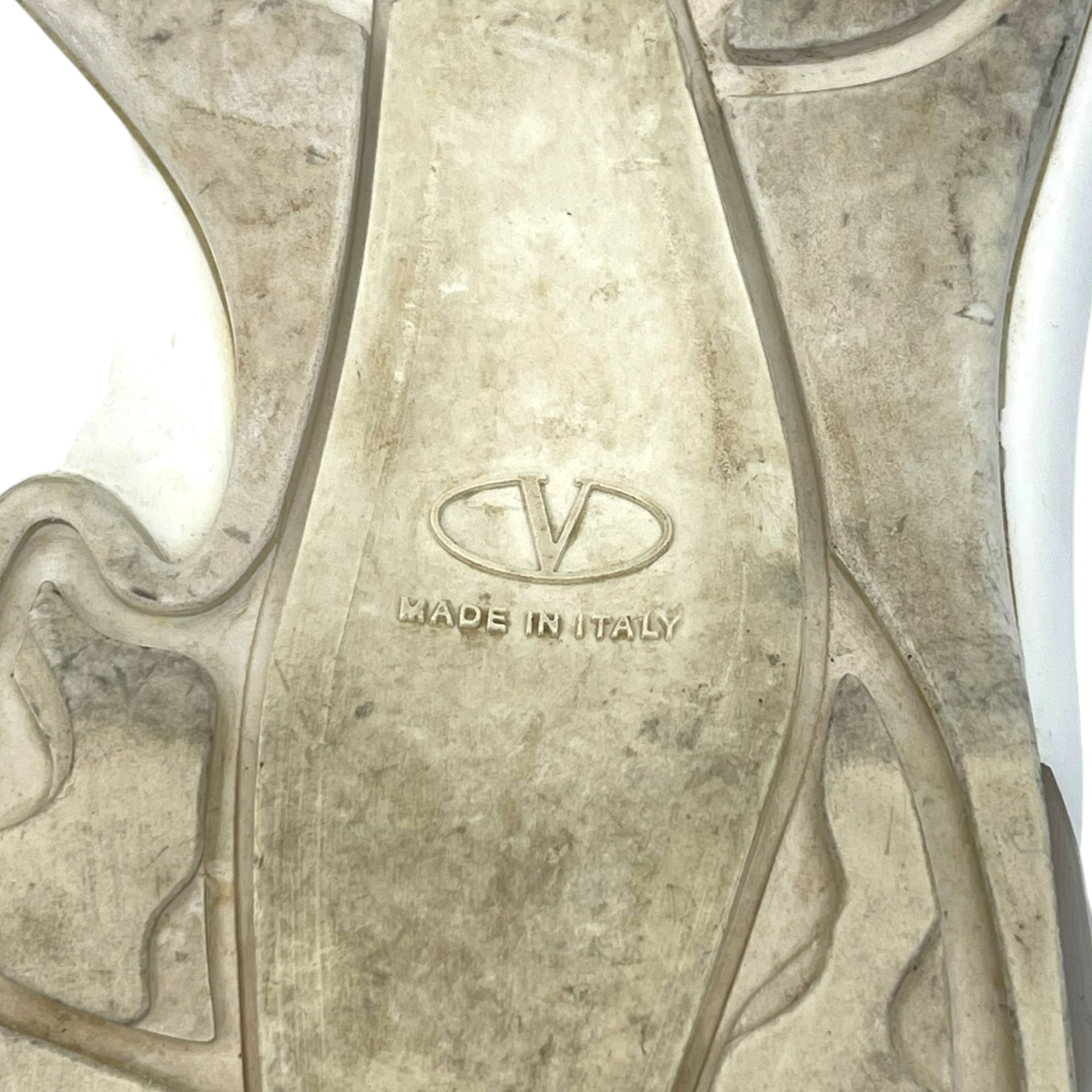 Valentino Garavani White Bounce Leather Trainers Size 6