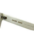 Celine White Square Sunglasses