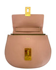 Chloe Small Drew Shoulder Bag Pink Leather