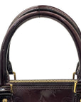 Louis Vuitton Alma GM Bag Amarante Monogram Vernis