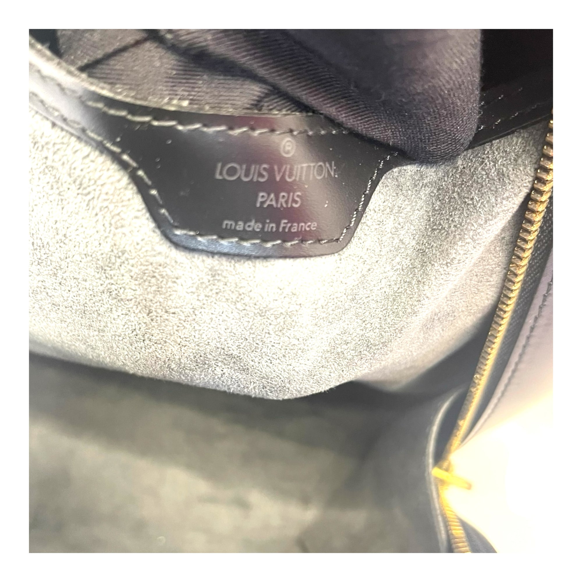 Louis Vuitton Black Leather Mabillon EPI Backpack