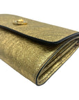 Versace Metallic Gold Clutch