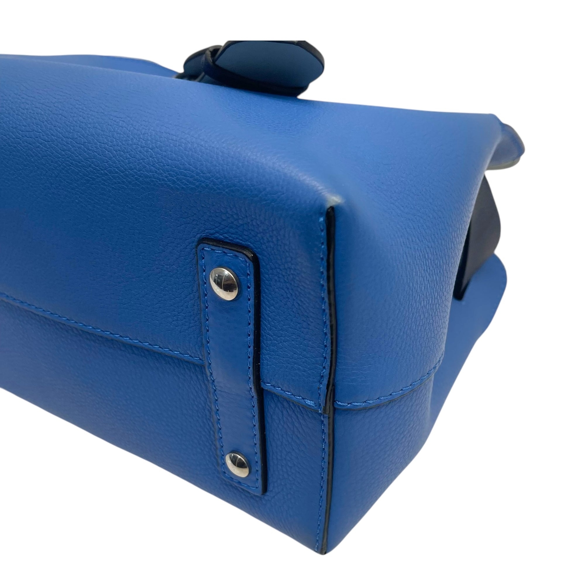 Burberry Hydrangea Blue Leather Small Belt Bag