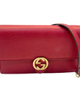 Gucci G Interlocking Wallet on Chain
