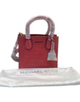 Michael Kors Peach Croc Embossed Leather Mercer Tote Bag