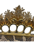 Alexander McQueen Python Knuckle Clutch