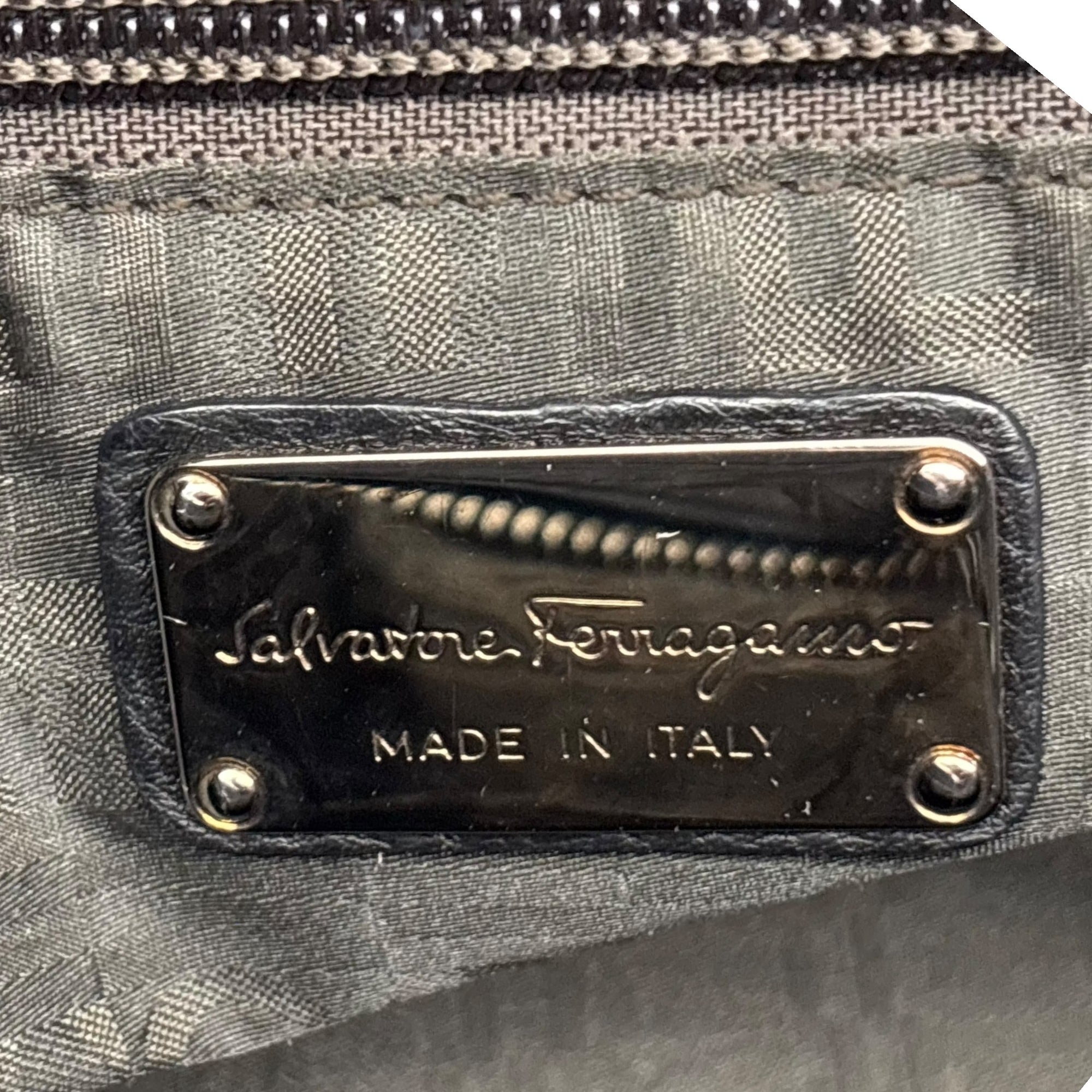 Salvatore Ferragamo Black Sofia Bag Medium