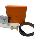 Hermes H Belt Buckle and Reversible Leather Strap 100 cm