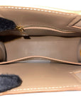 Burberry Ivory/Brown Leather and Canvas Mini Frances Tote Bag