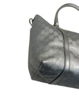 Gucci GG Implementation Silver Tote Bag