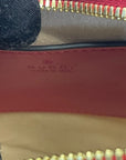 Gucci Red Leather Interlocking G Mini Heart Shoulder Bag