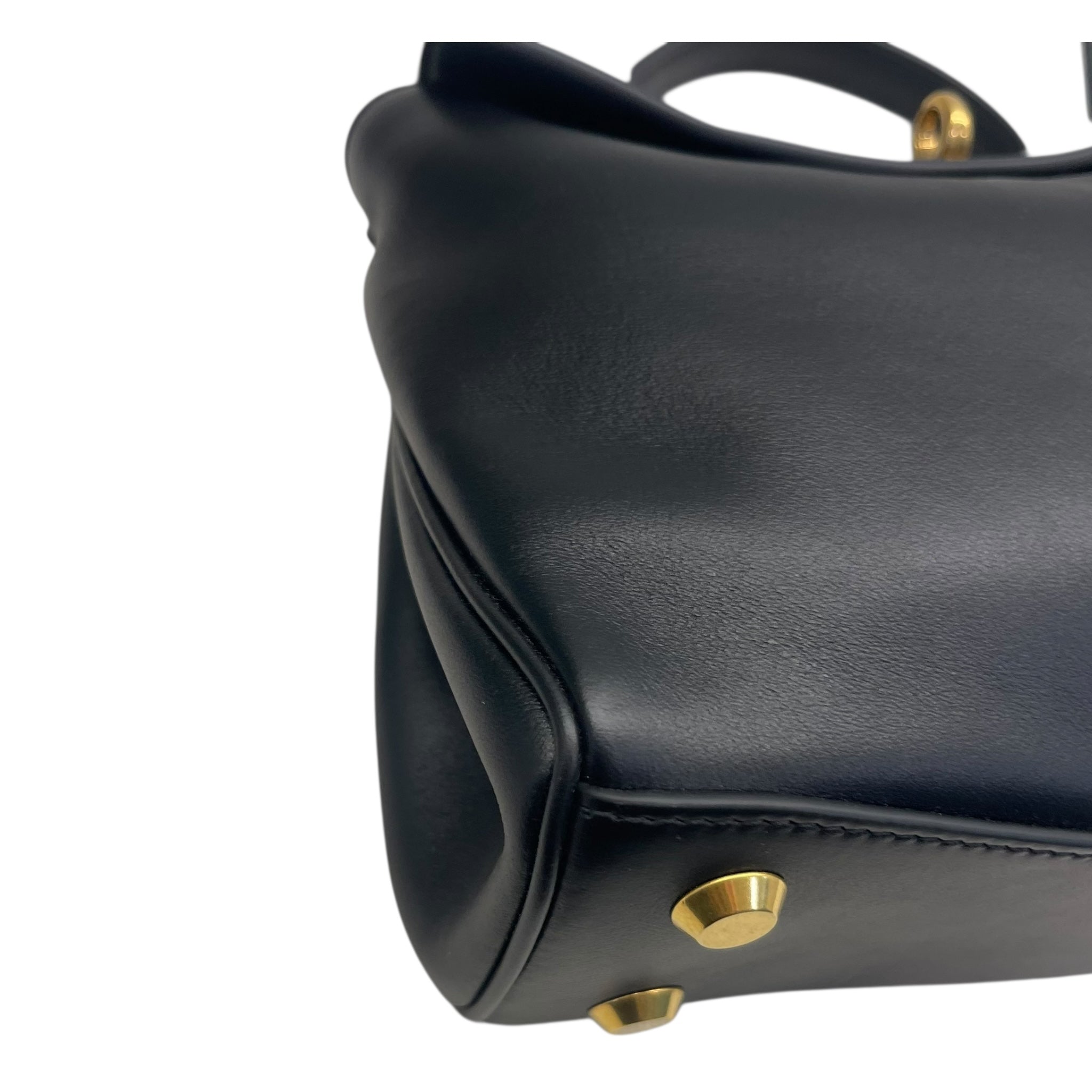 Balenciaga Rodeo Mini Black Leather Bag