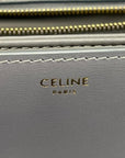 Celine Grey Leather Teen Triomphe Bag