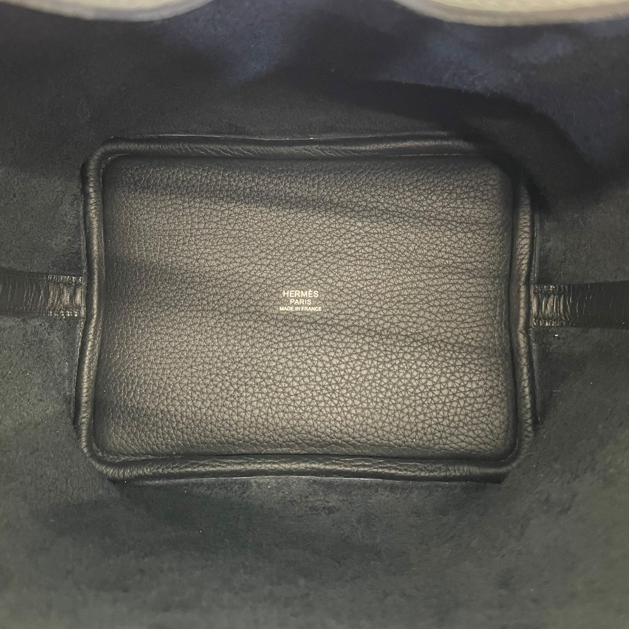 Hermes Picotin Lock 18 Black Clemence Palladium Hardware
