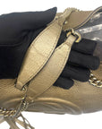 Gucci Gold Leather Medium Soho Chain Shoulder Bag