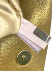 Jimmy Choo Beige Shimmering Suede Chandra Clutch