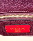 Valentino Rubin Grainy Leather Rockstud Crossbody Bag