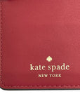 Kate Spade Saffiano Burgundy Leather Leila Continental Wallet