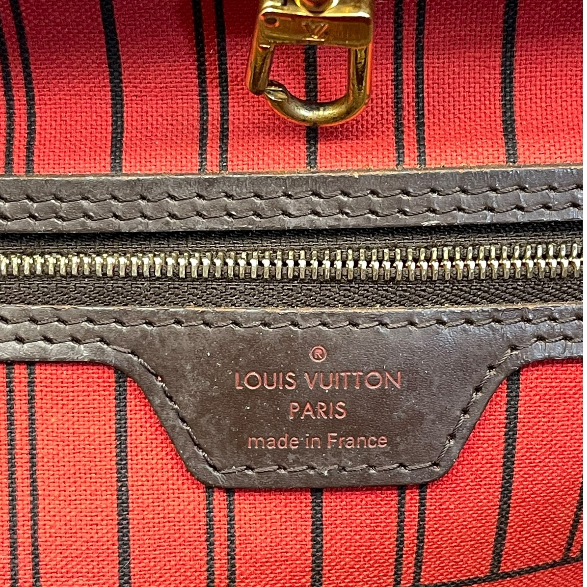 Louis Vuitton Damier Ebene Canvas Neverfull MM Bag